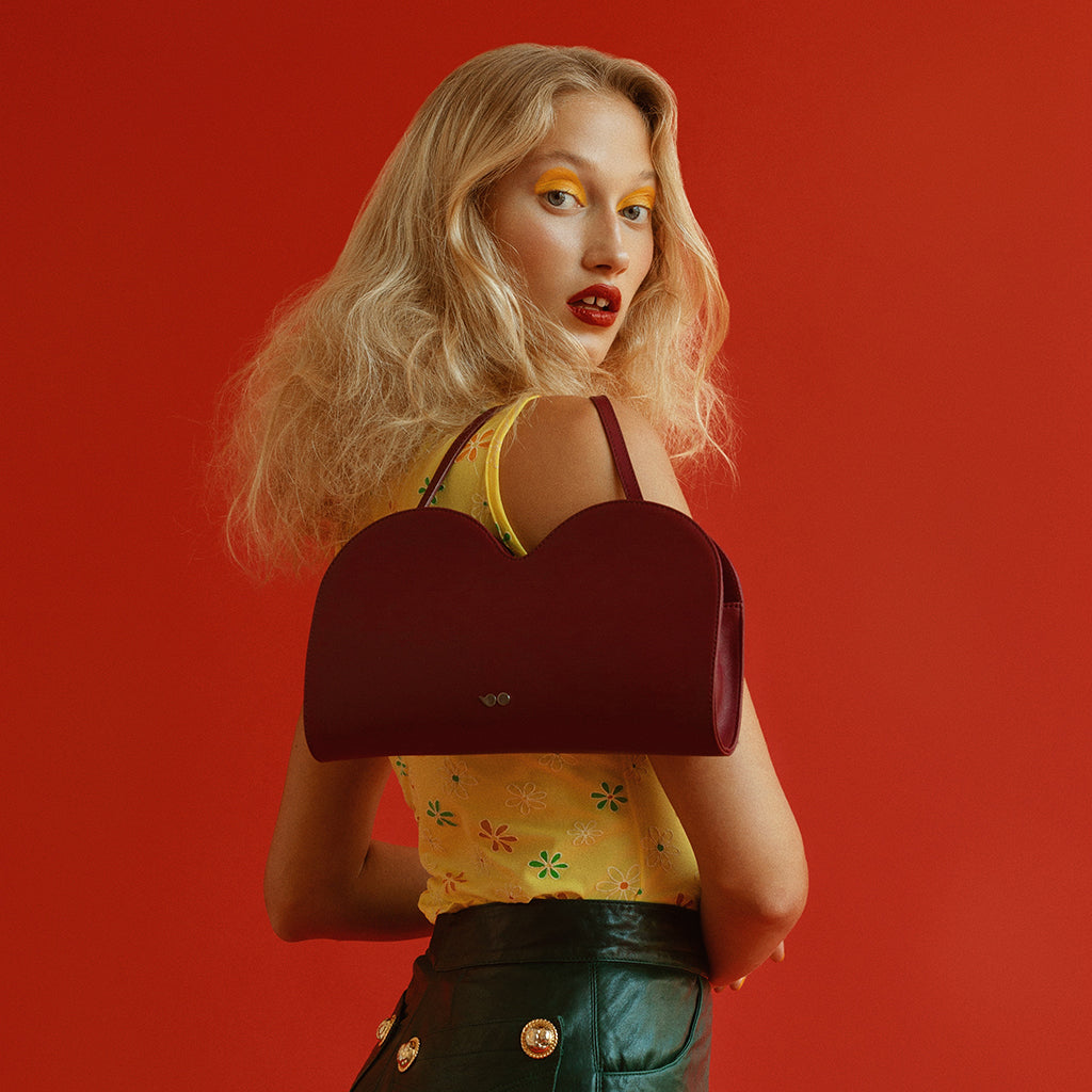BIRBA - CLUTCH - BURGUNDY