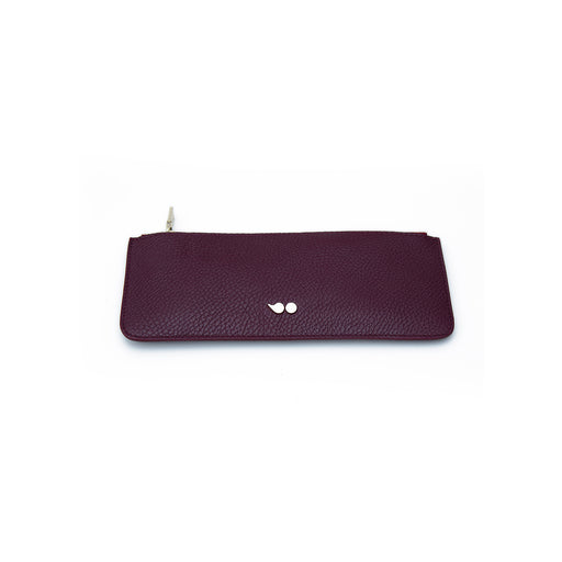 BON BON - ZIP POUCHESE - BURGUNDY