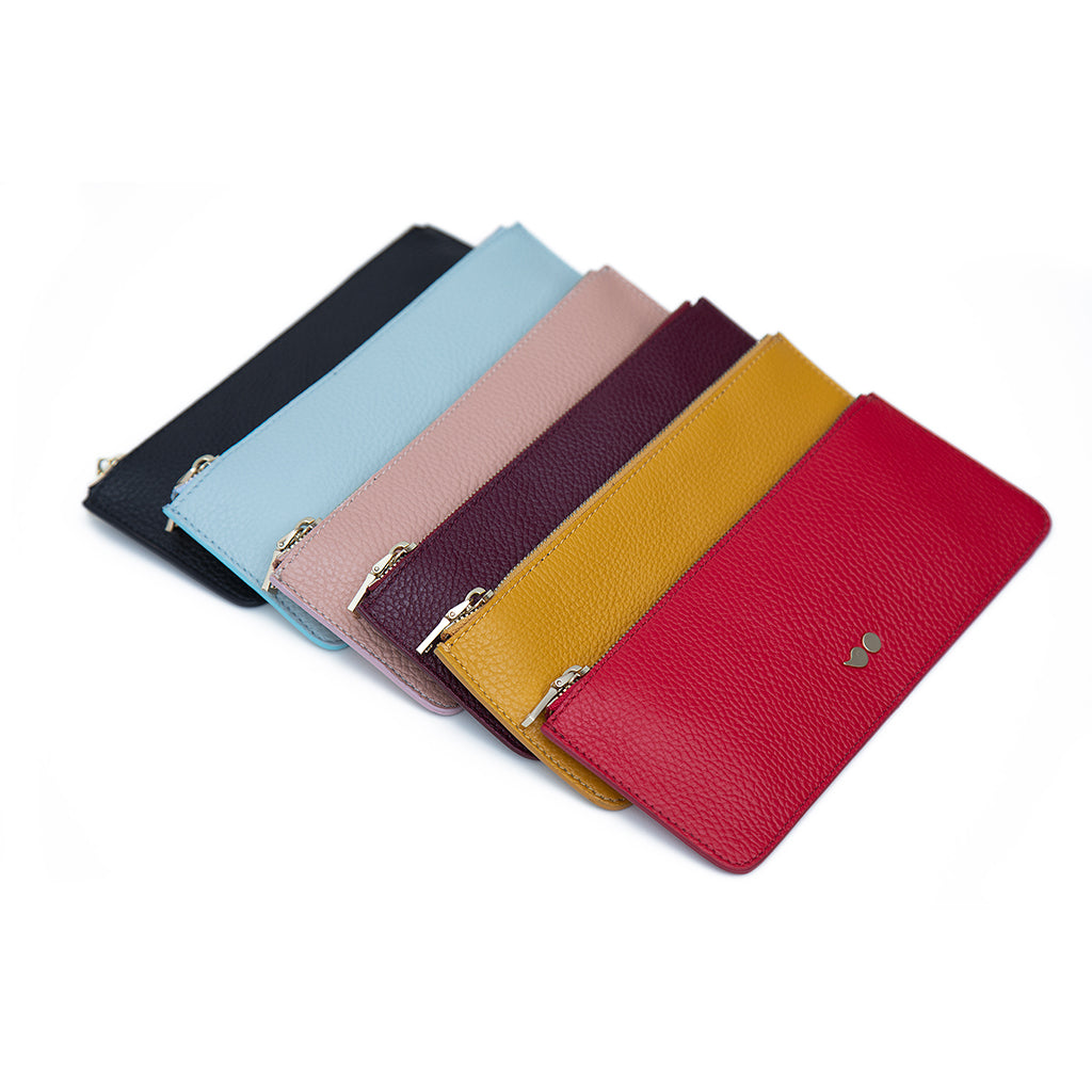 BON BON - ZIP POUCHESE - RED
